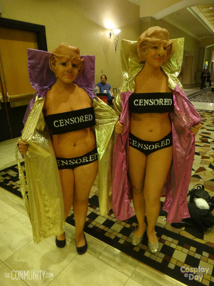 All Ferengi Females must be naked at Star Trek Las Vegas 